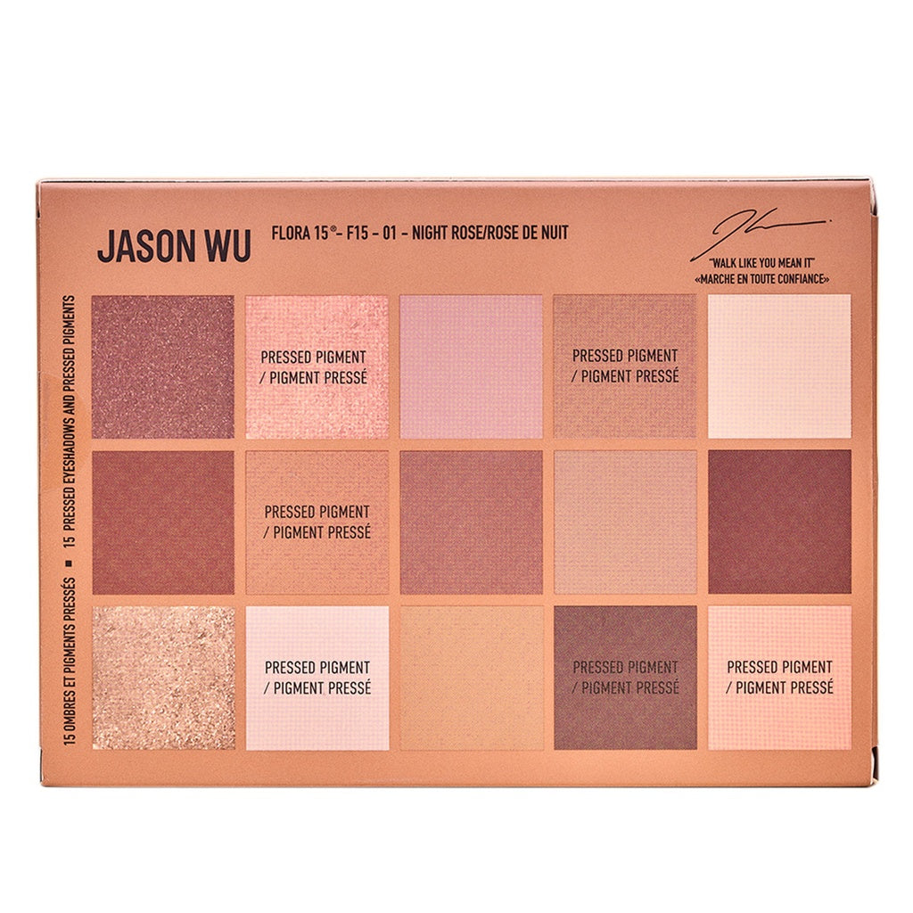 JWB Flora 15 Eyeshadow palette 02-Dusty rose