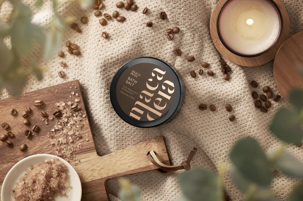 Macadeia kylpysuola 200g Relaxing Coffee