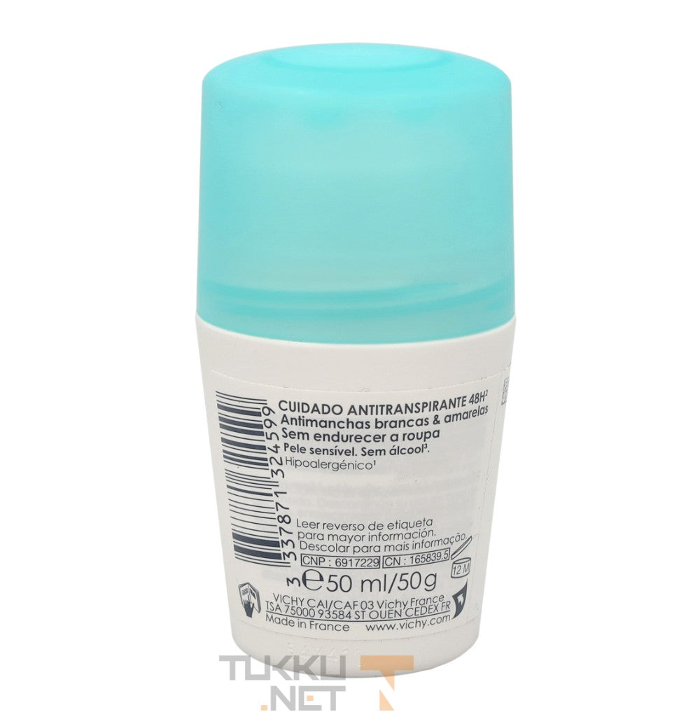 Vichy 50ml 48H antiperspirant-roll-on anti-trace