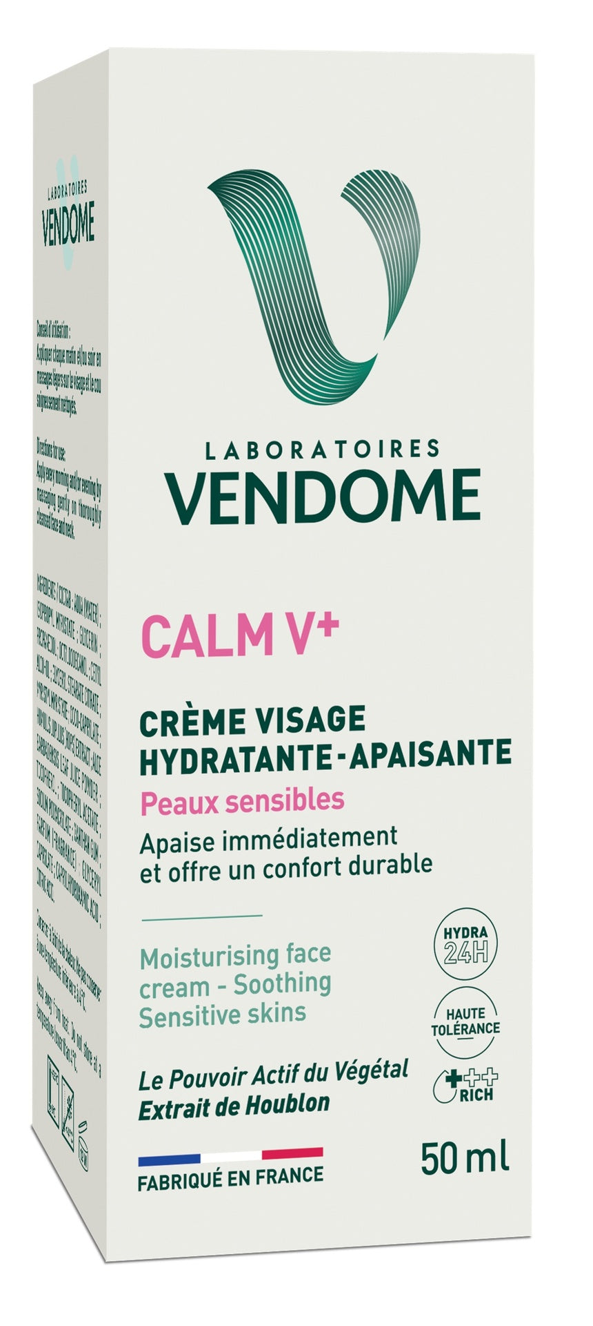 Vendome CALMV+ 24h kosteusvoide 250ml