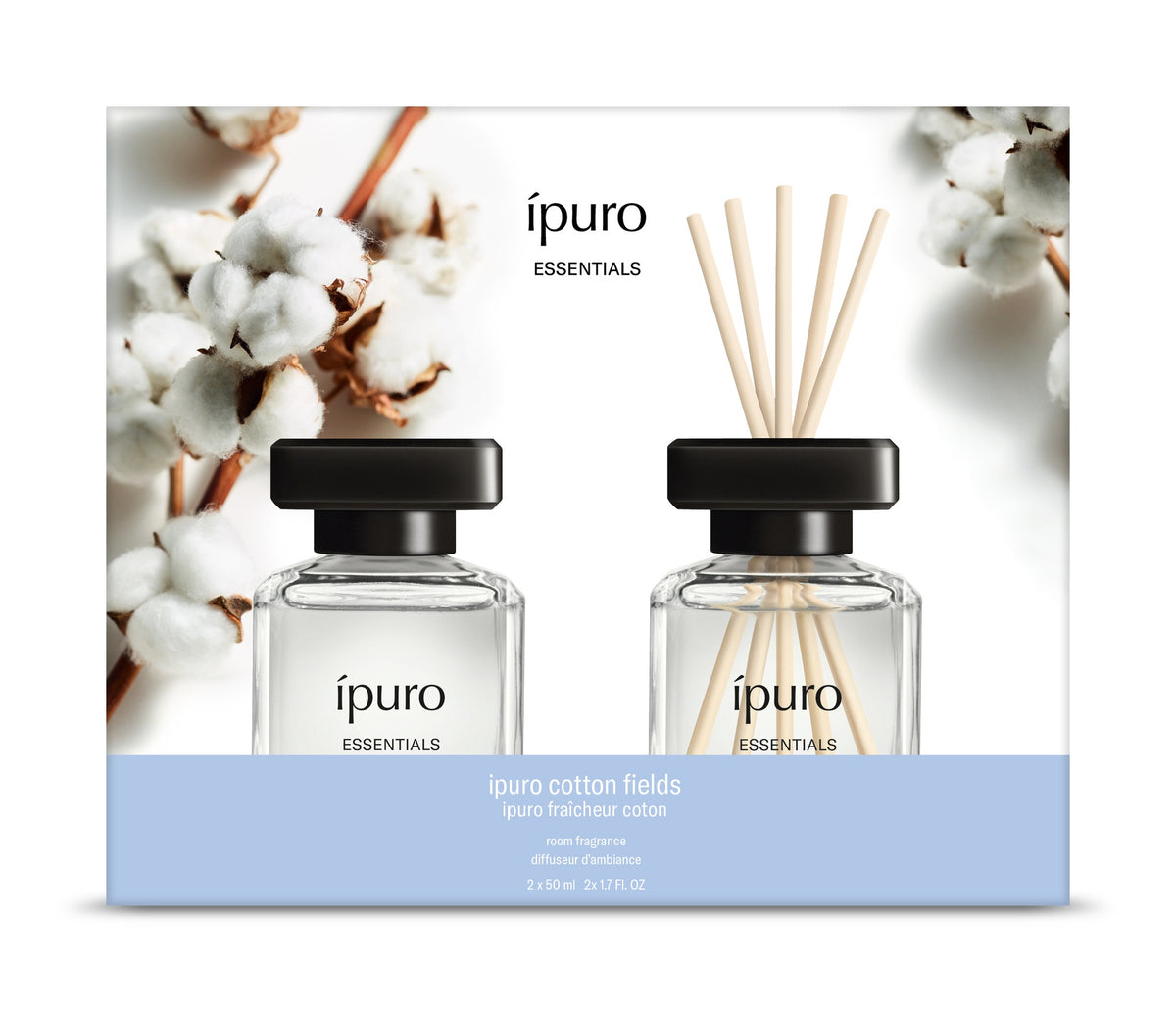 ipuro huonetuoksu 2x50ml Cotton Fields