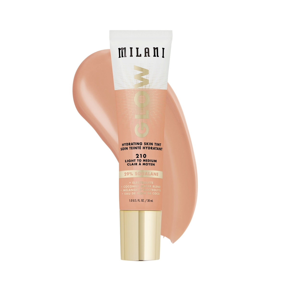 Milani Glow Hydrating Skin Tint 210 Light to Medium