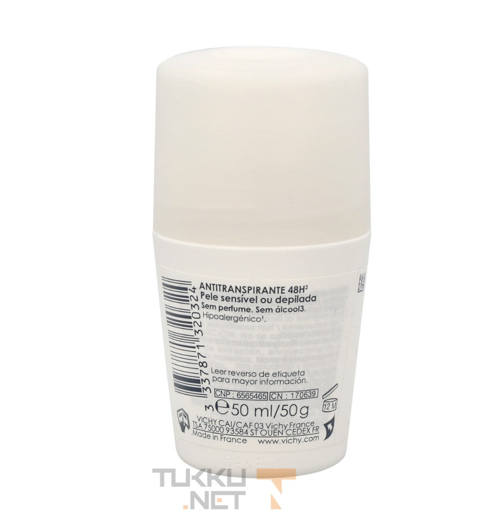 Vichy 50ml 48H antiperspirant roll-on sensitive