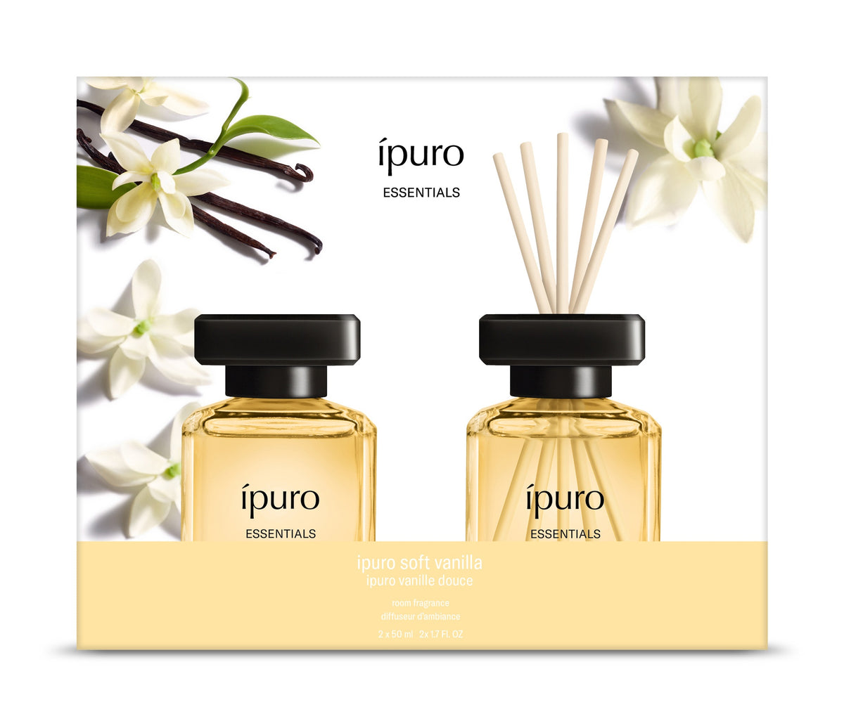 ipuro huonetuoksu 2x50ml Soft Vanilla