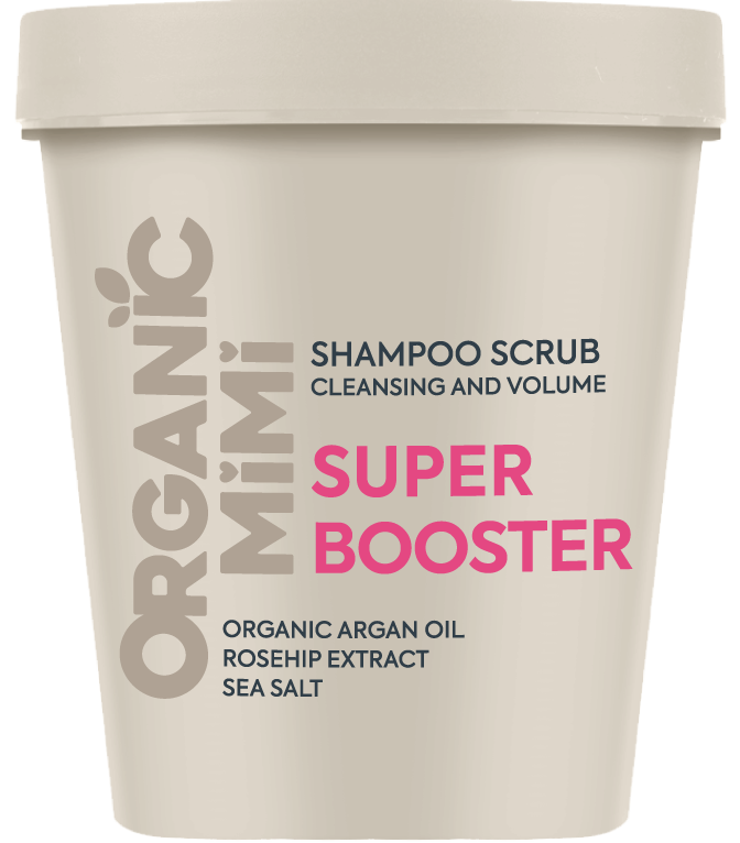 Organic Mimi Super booster kuoriva shampoo 310g